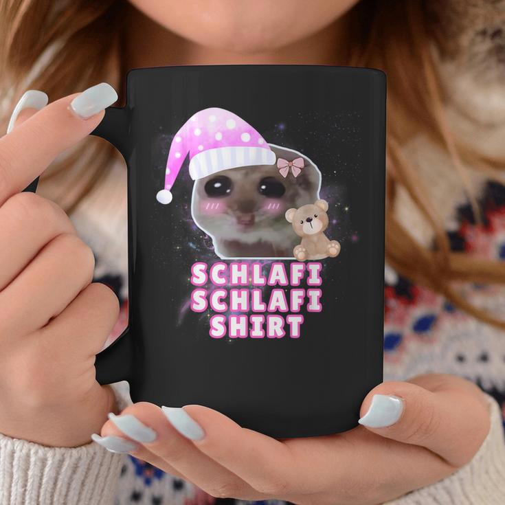 Schlafi Schlafi Sad Hamster Meme Tassen Lustige Geschenke