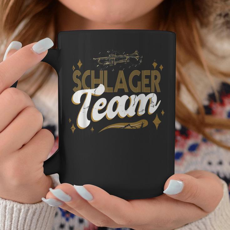 Schlager Fans Partner Look Schlager Team Schlager Outfit Costume Tassen Lustige Geschenke