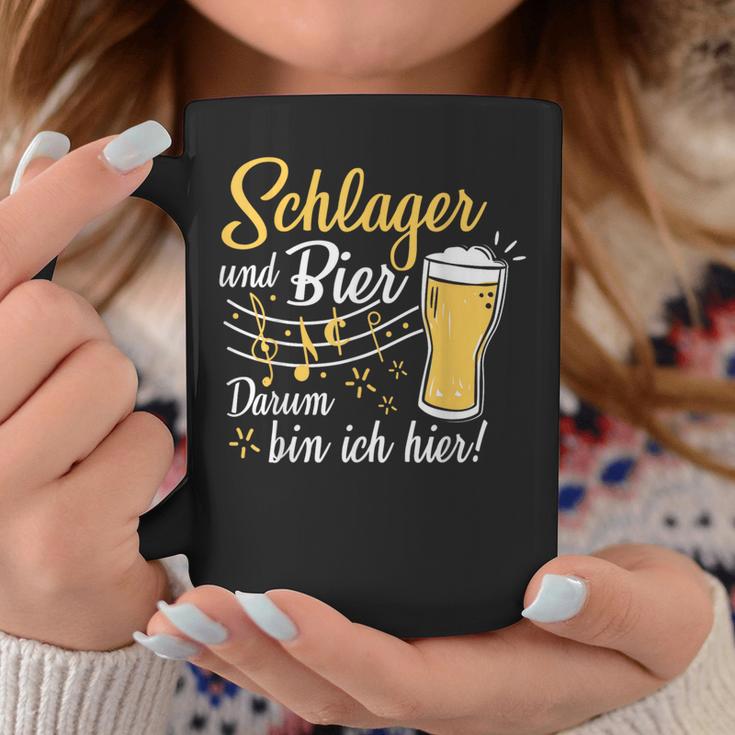 Schlager Und Bier Darum Bin Ich Hier Schlagerparty Costume Tassen Lustige Geschenke