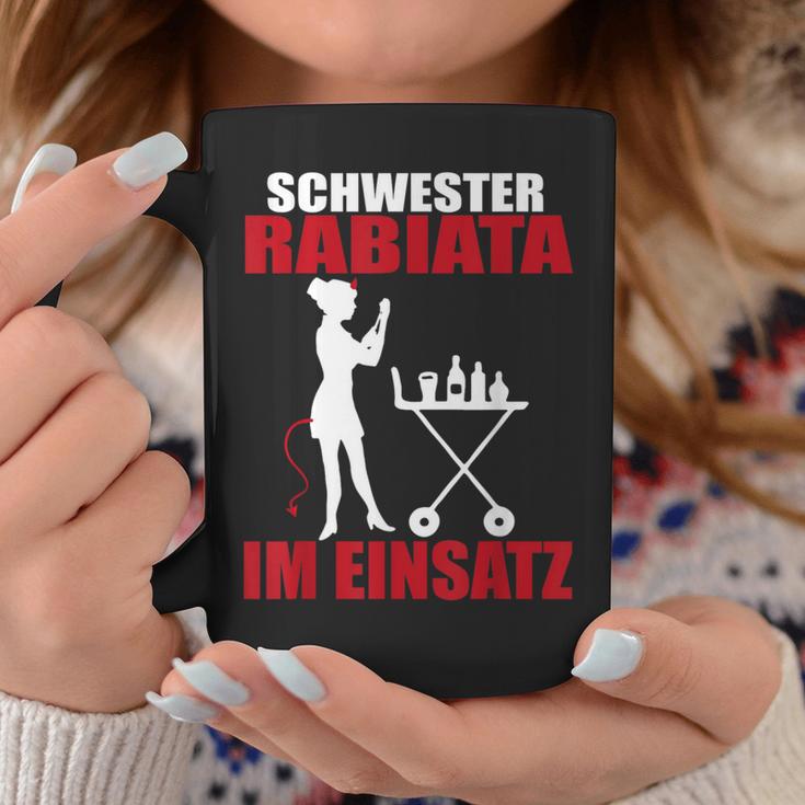 Sister Rabiata In Einatz Nurse Tassen Lustige Geschenke