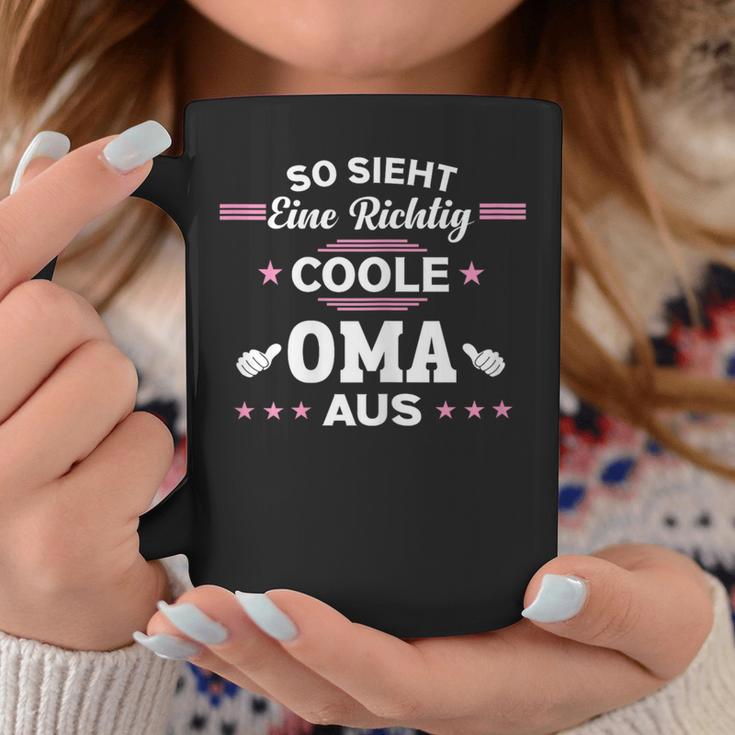 So Sieht Eine Richtig Coole Oma Aus Mother's Day Grandma Tassen Lustige Geschenke