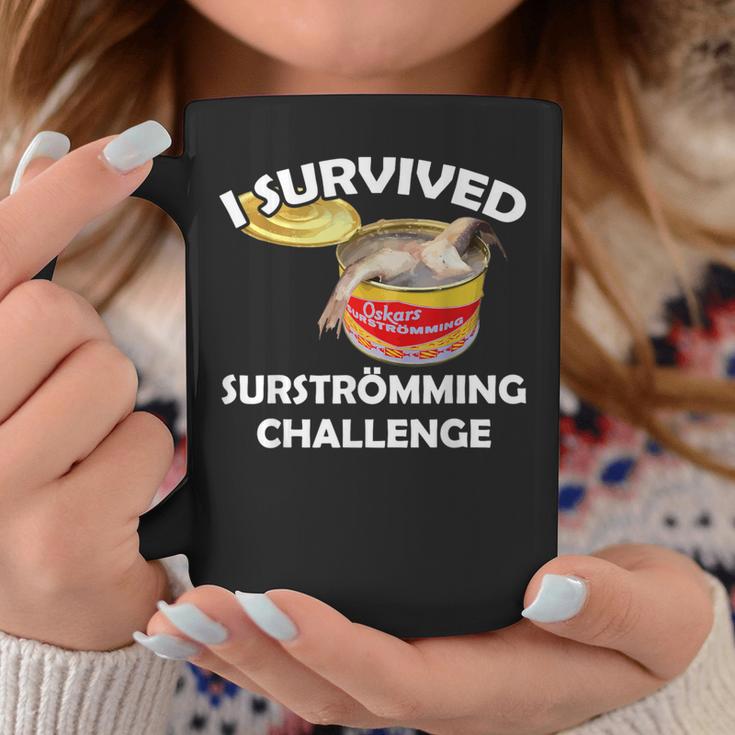 Surströmming I Survived Surströmming Challenge Tassen Lustige Geschenke