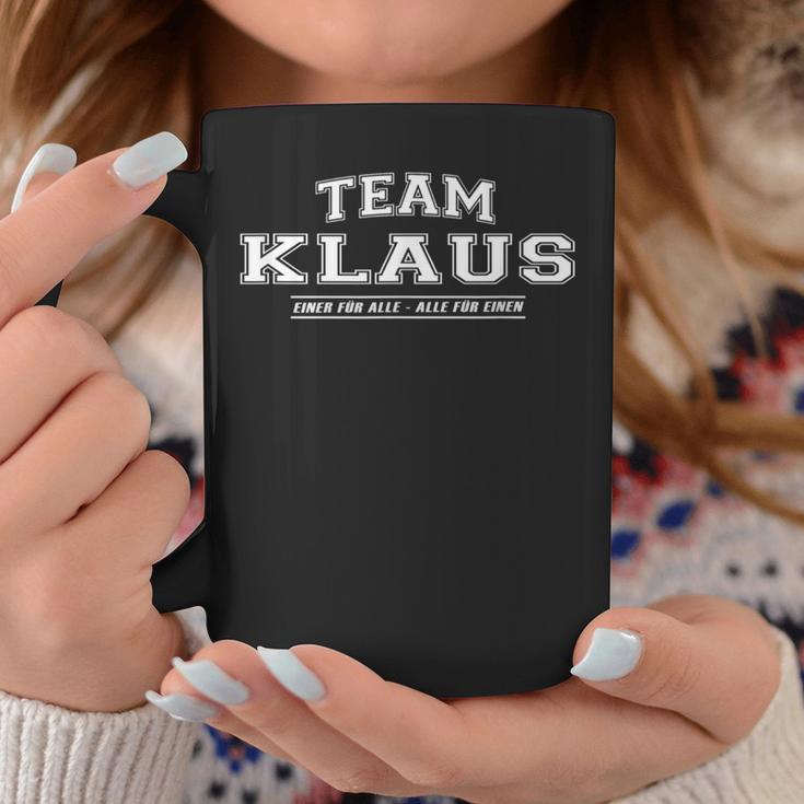 Team Klaus Proud Familie Tassen Lustige Geschenke