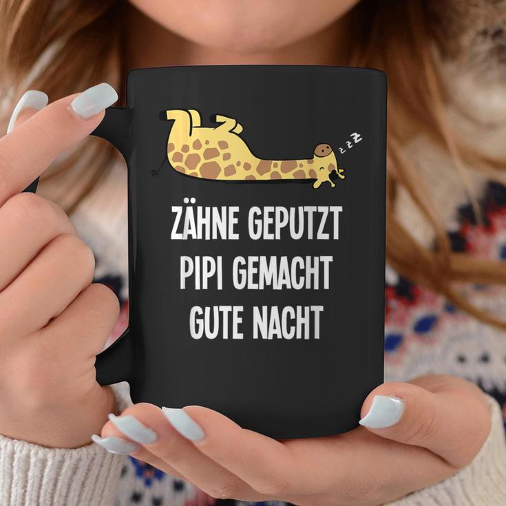 Th Geputzt Gute Nacht Giraffe Nightdress Sleep Tassen Lustige Geschenke