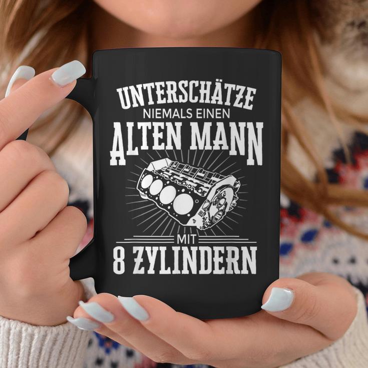 Unterschätze Nie Alten Mann 8 Cylinder Tuning8 Engine Tassen Lustige Geschenke