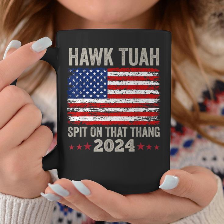 Usa Flag Hawk Tuah 24 Spit On That Thang 2024 Women's Tassen Lustige Geschenke