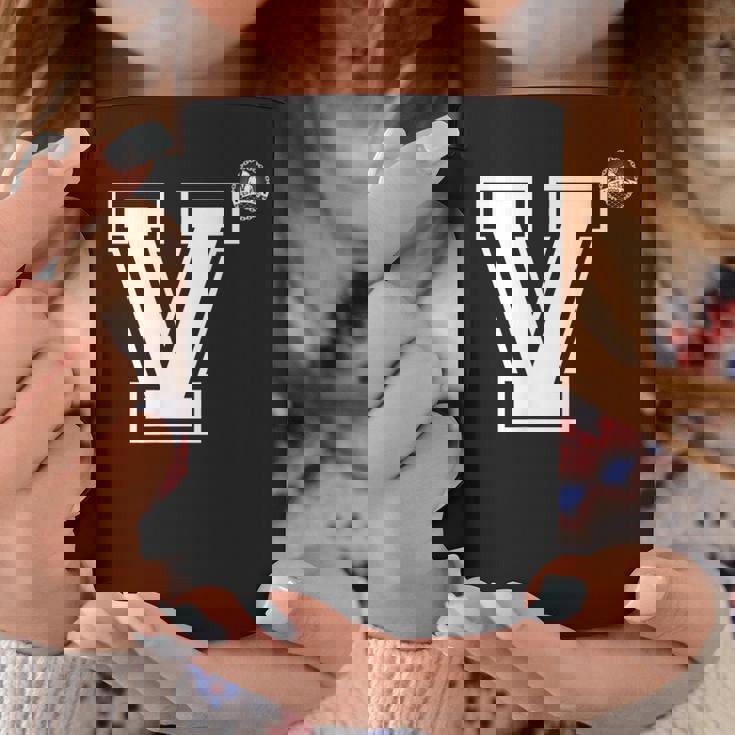 V Lettera In Stile College Cool Tazze Regalos divertidos