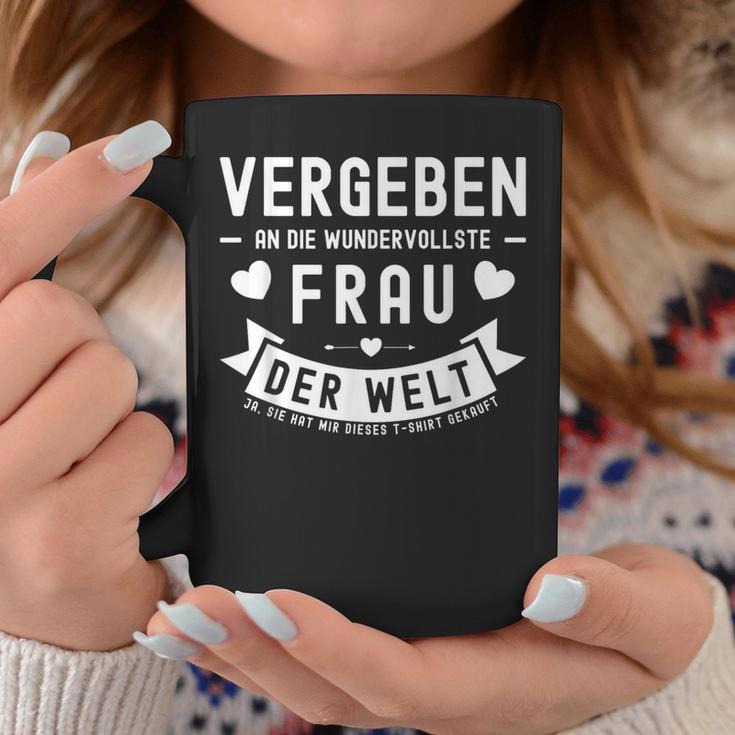 Vergeben An Die Wundervollste Frau Der Welt German Langu Tassen Lustige Geschenke