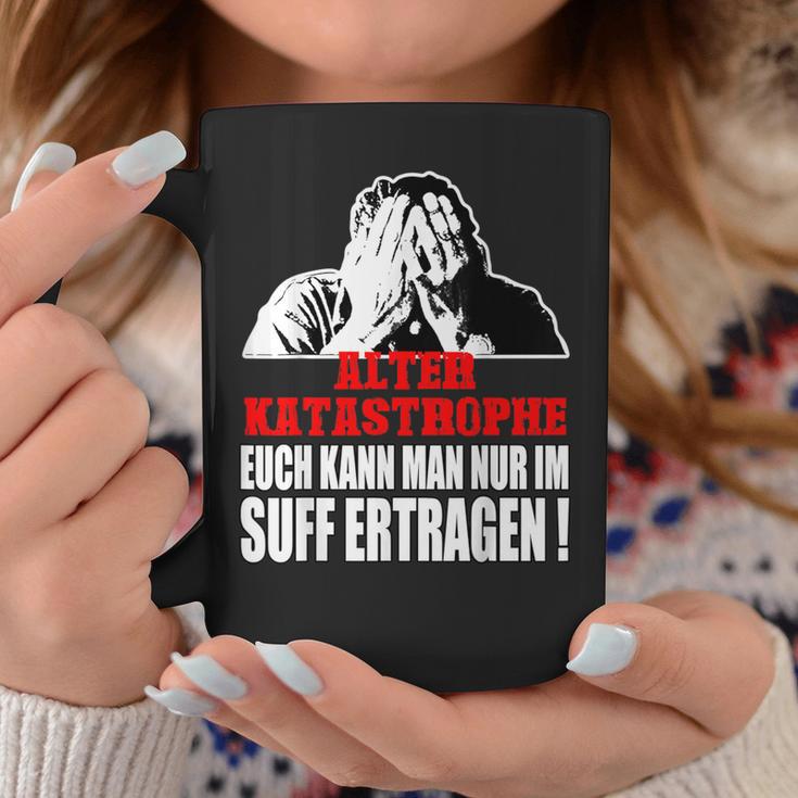 Vintage Alter Katastrophe Nur Im Suff Ertragen Sl Tassen Lustige Geschenke