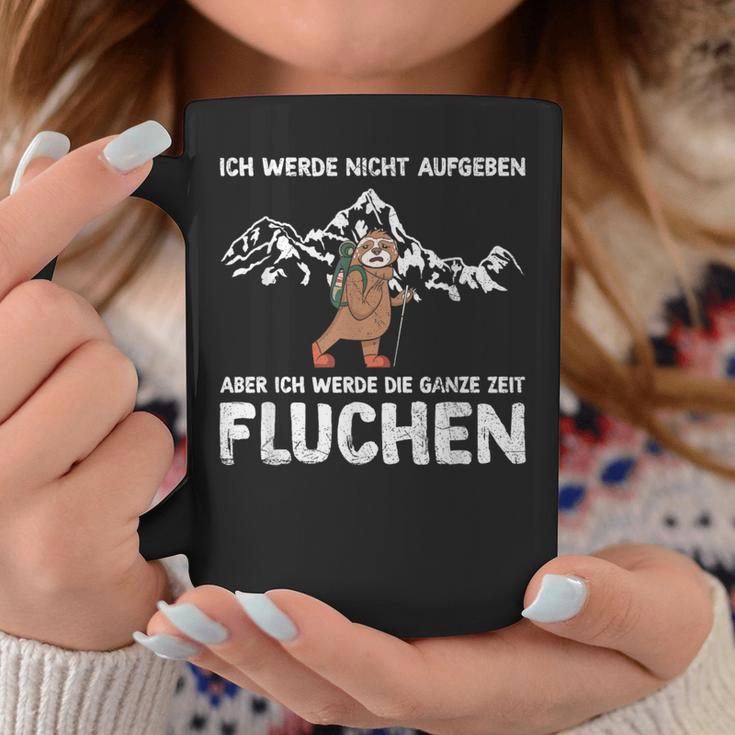 With Wandern Ich Werde Nicht Aufgeben Aber Die Ganz Zeit Sluchen Tassen Lustige Geschenke