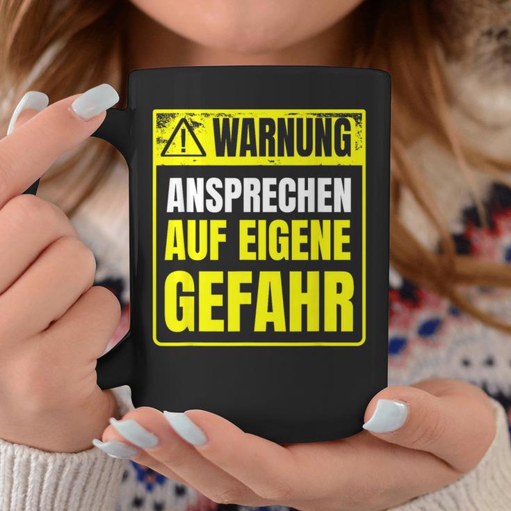 Warnung Schlechter Laune Ansprechen Auf Eigene Gefahrahr S Tassen Lustige Geschenke