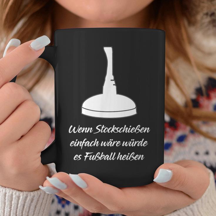 Wenn Stock Shooten Einfach Würde Es Fußball Heißen Tassen Lustige Geschenke