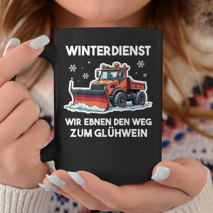 Winterdienst Schneepflugfahrer Humor Schneepflug Tassen Lustige Geschenke