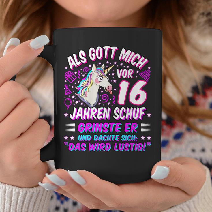 Women's Als Gott Michor 16 Jahen Krinste Er 16Th Birthday S Tassen Lustige Geschenke