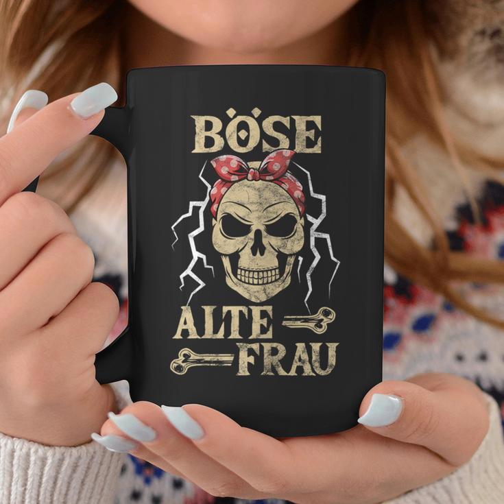 Women's Evil Old Woman Skull Old Womanintage Biker Tassen Lustige Geschenke