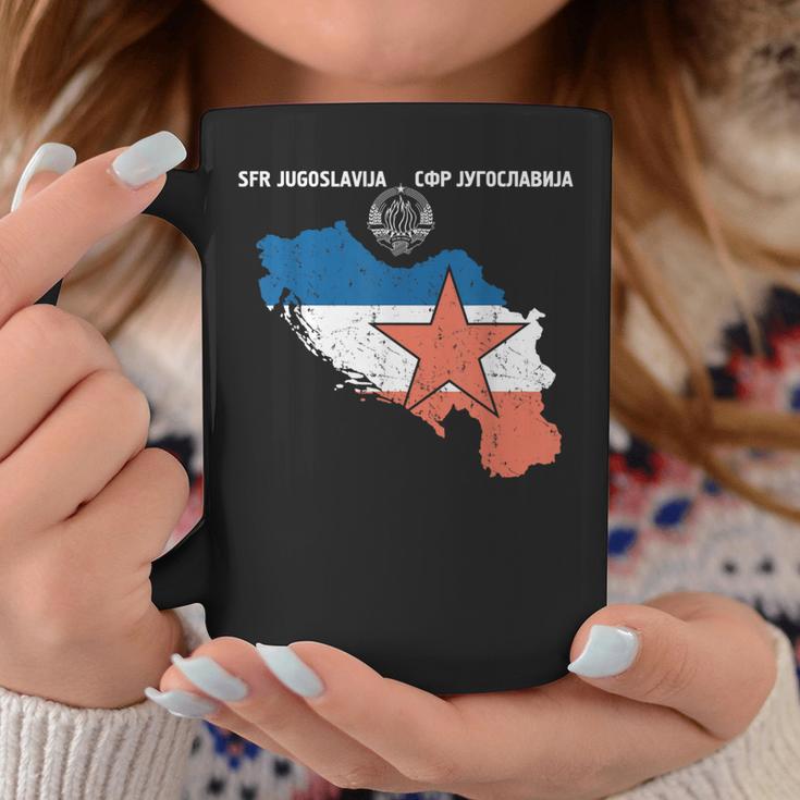 Yugoslavija Flag Balkan Sfrj Yugoslavia Tassen Lustige Geschenke