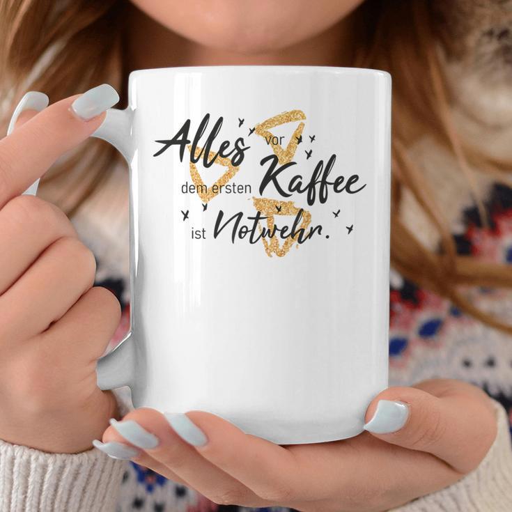 Allesor Dem Ersten Kaffee Ist Notwehr Tassen Lustige Geschenke