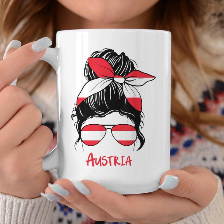 Austria Girl's Austria Woman Flag Tassen Lustige Geschenke