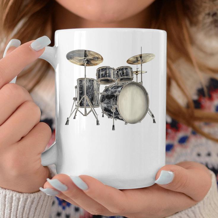 Batterie Instrument De Musique Motif Illustration Batterie Tasse Cadeaux drôles