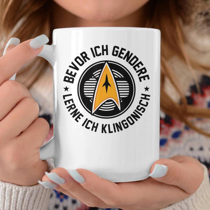 Bevor Ich Gendere Lerne Ich Klingonisch Gray Tassen Lustige Geschenke