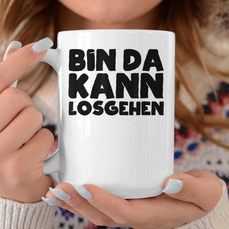 Bin Da Kann Losgehen Lustiger Spruch Humor Sarkasm Us Blue Tassen Lustige Geschenke