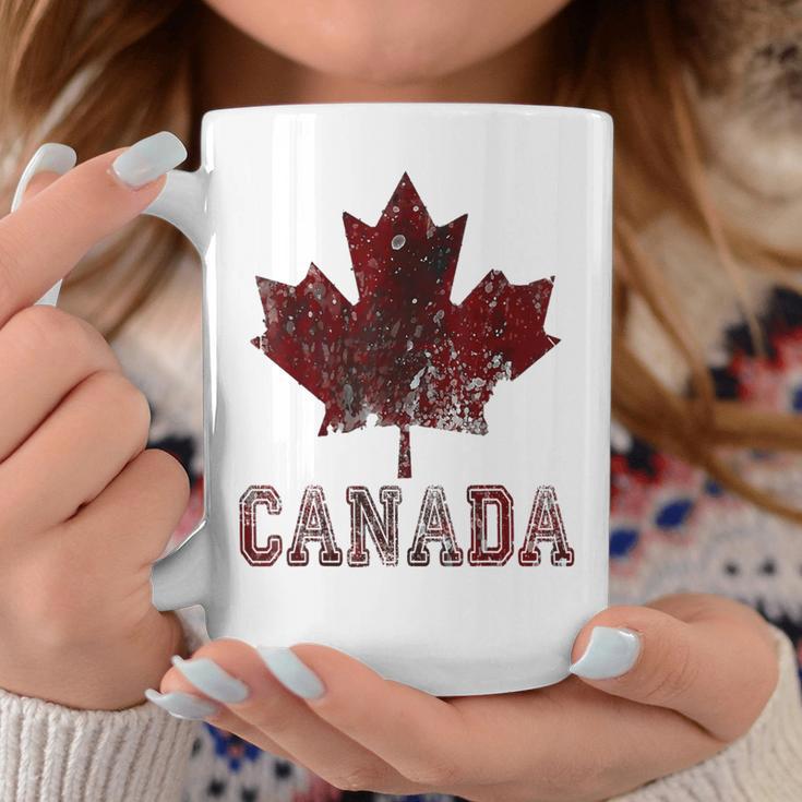 Canada Flag Canada Canada Flag Canada Map Gray Tassen Lustige Geschenke