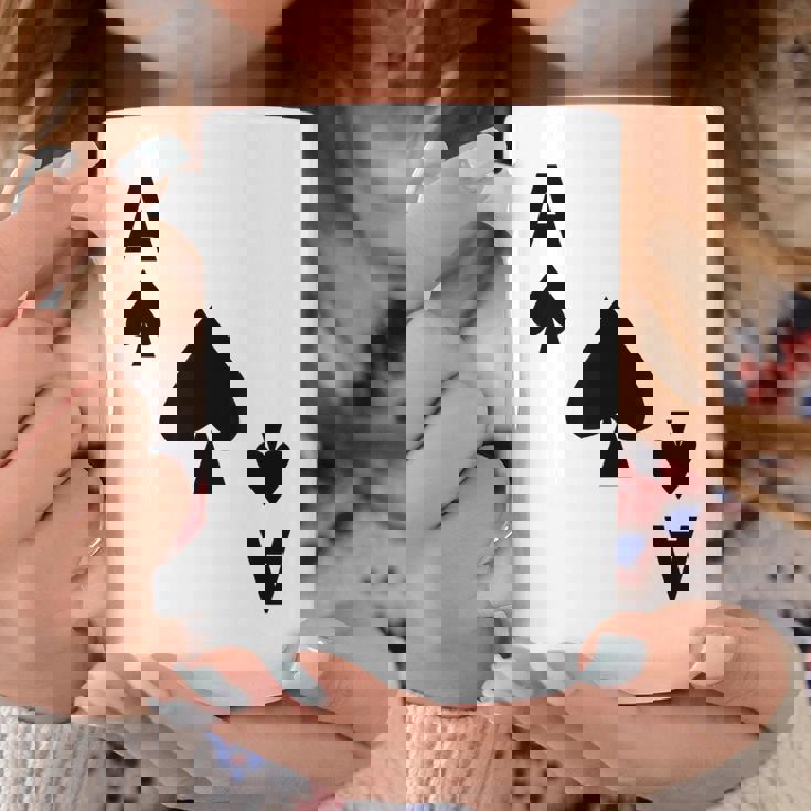 Carta Da Gioco Carta Di Picche Mangiato Carte Poker Carneval Tazze Regalos divertidos