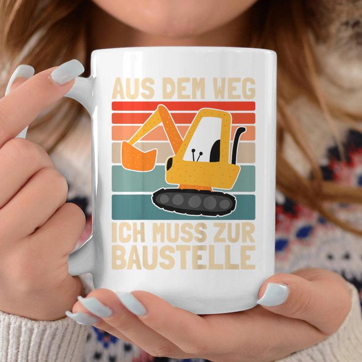 Children's Aus Dem Weg Ich Muss Zur Bausite Boys' Digger Tassen Lustige Geschenke