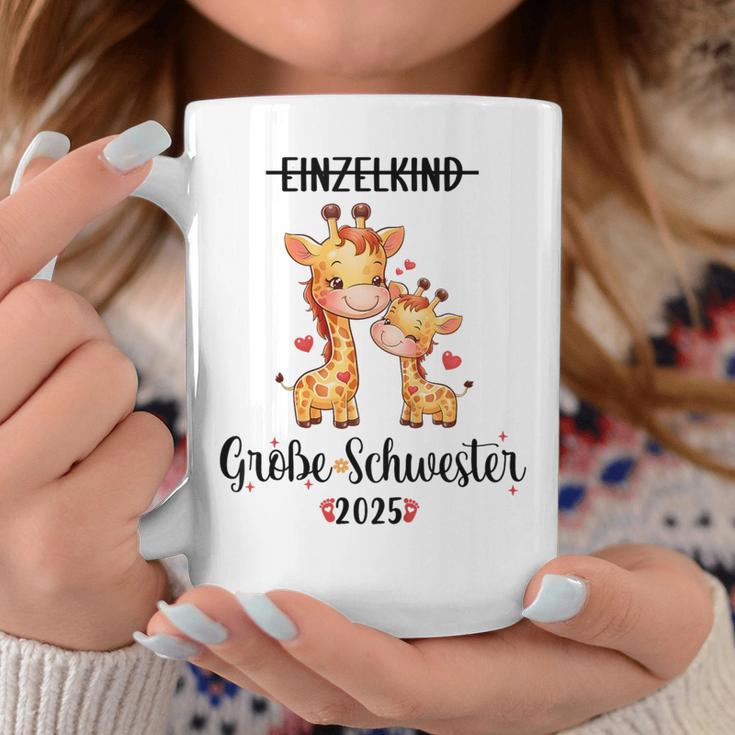 Children's Big Sister 2025 Single Child Große Schwester 2025 Tassen Lustige Geschenke