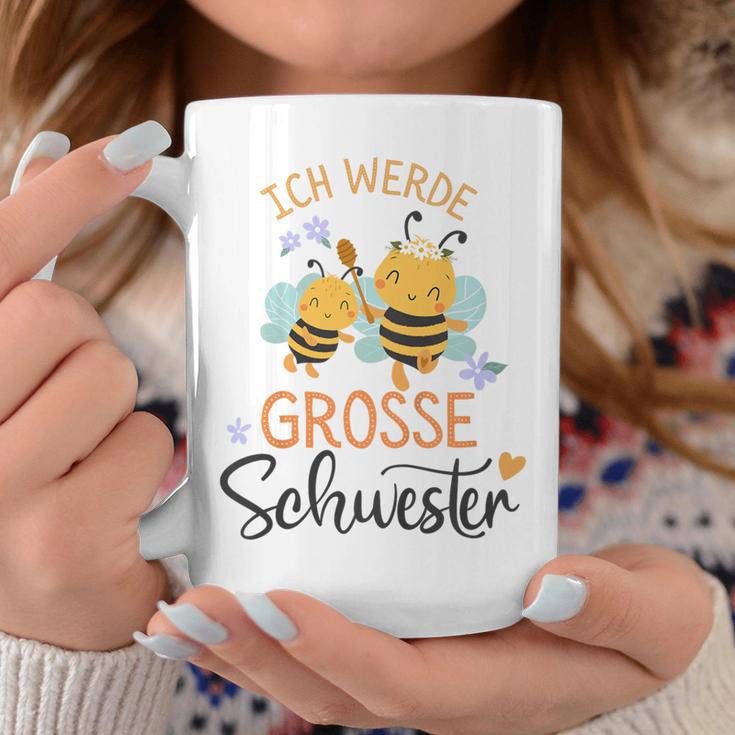 Children's Big Sister I Will Big Sister 2025 Bee Girl Tassen Lustige Geschenke