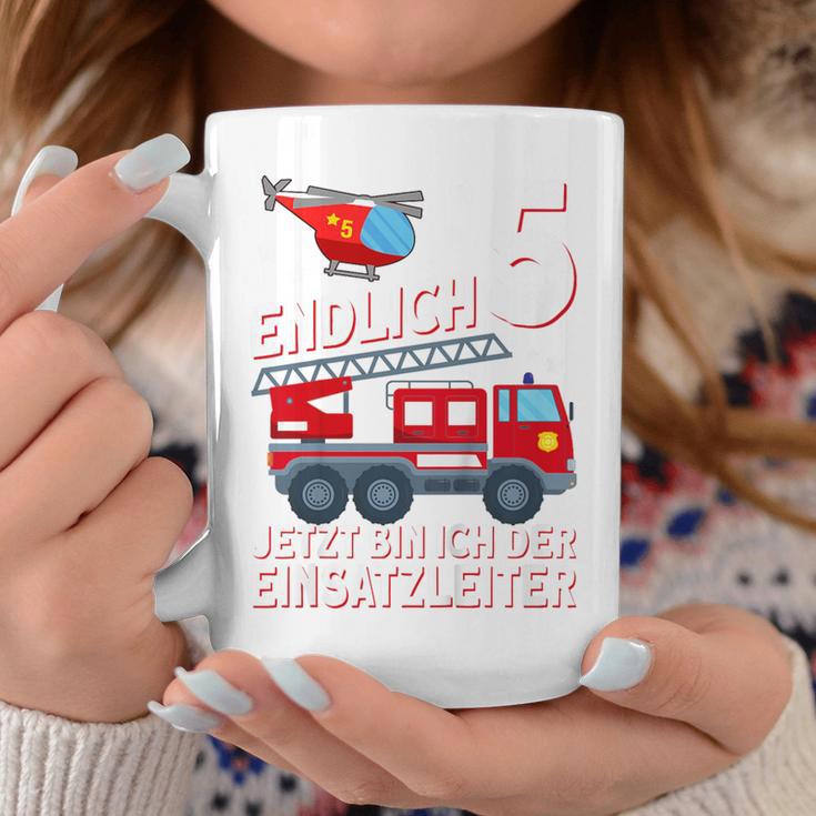 Children's Fireman Endlich 5 Jetzt Bin Ich Einsatzeiteiteiter 80 Tassen Lustige Geschenke