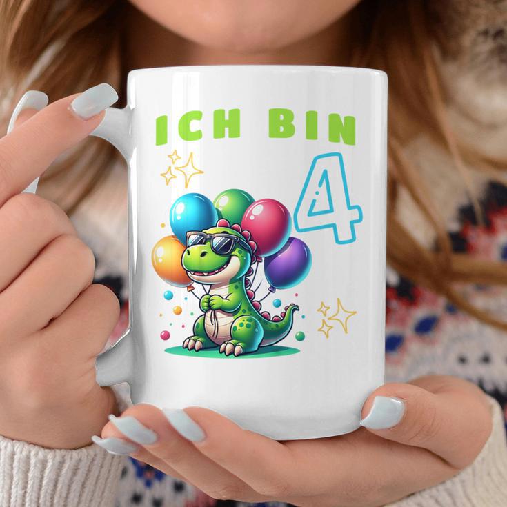 Children's Ich Bin 4 Jahre Alt Dino 4Th Birthday Tassen Lustige Geschenke