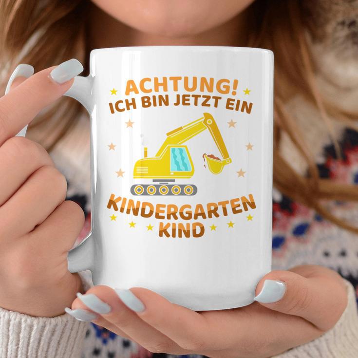 Children's Ich Bin Jetzt Ein Kindergartenkind Excavator Kindergarten Start Tassen Lustige Geschenke