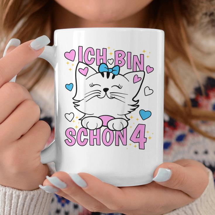 Children's Ich Bin Schon 4 Jahre Alt Ich Bin Schon 4 Years Old Girls Tassen Lustige Geschenke