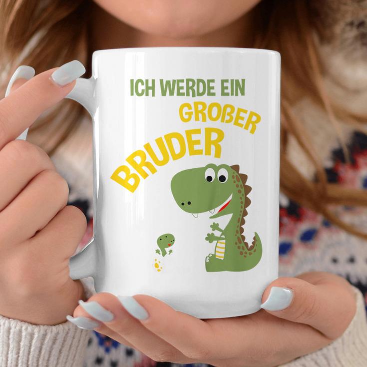 Children's Ich Werde Ein Großer Bruder Dinosaur German Tassen Lustige Geschenke