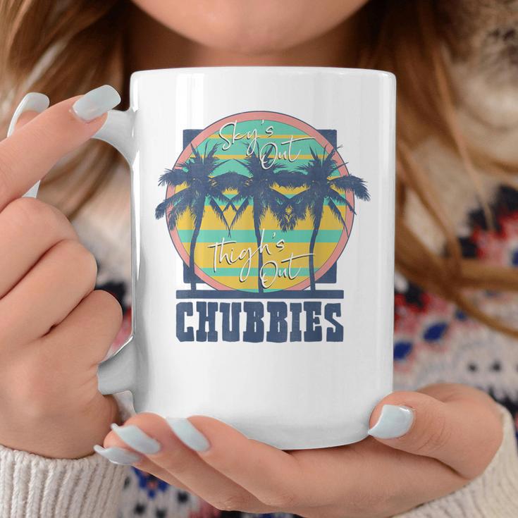 Chubbies Sky’S Out Thighs Out Vintage Retro Coffee Mug Funny Gifts