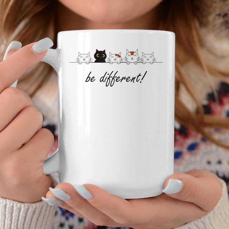 Be Different Cute Cats Fun Kitten Cat Slogan Tassen Lustige Geschenke