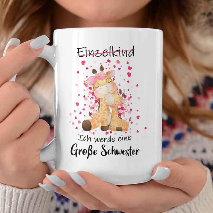 Einzelkind Ich Werde Große Schwester 2025 German Tassen Lustige Geschenke