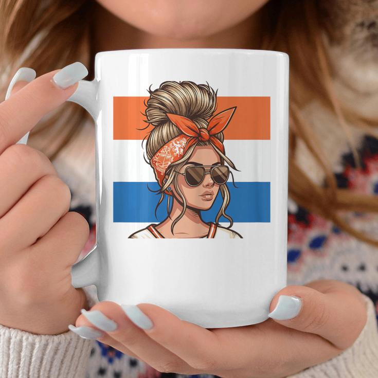 Holland Fan Item Women's Messy Bun Holland Flag Tassen Lustige Geschenke