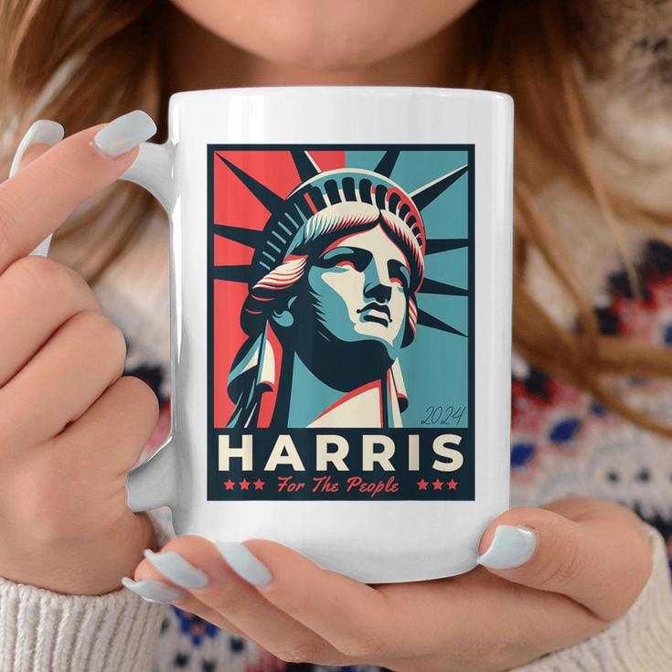 Kamala Harris 2024 Freiheitsstatue Repräsentiert Freiheit 2024 Tassen Lustige Geschenke