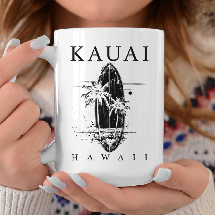 Kauai Hawaii Surfintage Surfer Gray Tassen Lustige Geschenke