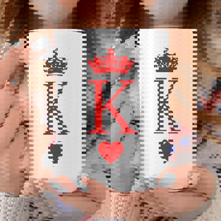 King Of Hearts Halloween King & Queen Matching Couple Coffee Mug Unique Gifts