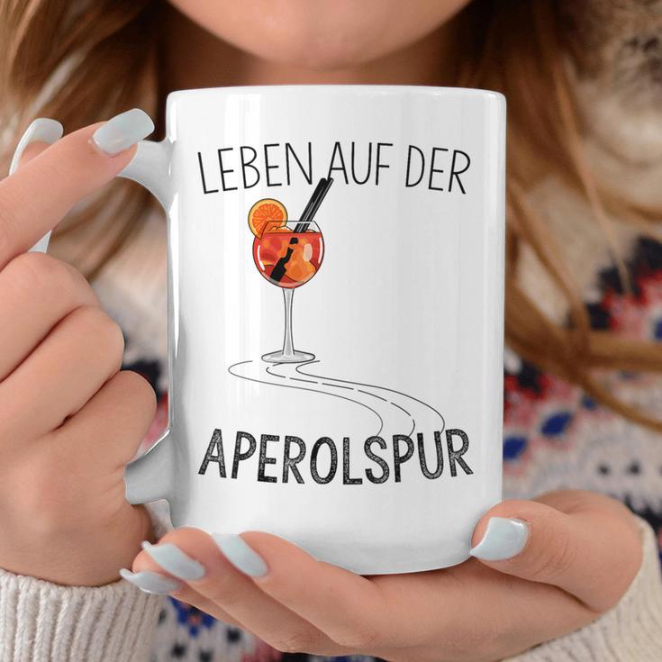 Leben Auf Der Aperolspur Life Tassen Lustige Geschenke