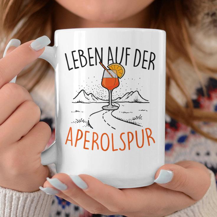 Leben Auf Der Aperolspur Official Spritz Club Aperollin' Tassen Lustige Geschenke