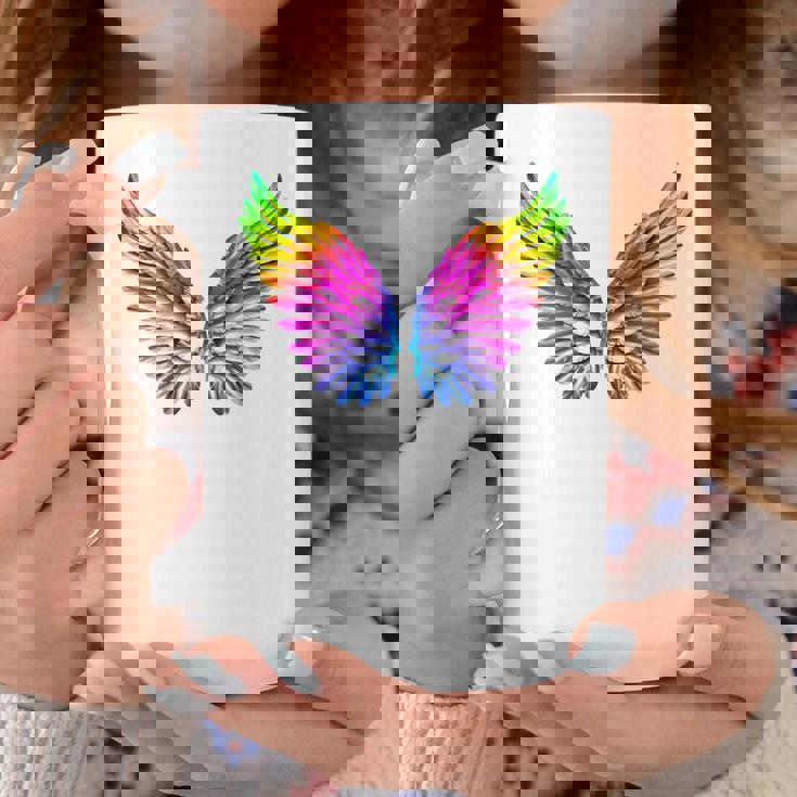 Lgbt Arcobaleno Ali D'angelo Lesbiche E Gay Pride Lgbtq Tazze Regalos divertidos