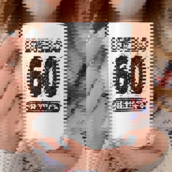 Livello 60 Sbloccato Anni 60 Compleanno Tazze Regalos divertidos