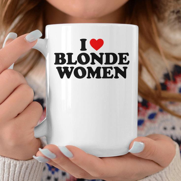 I Love Blonde Women's Tassen Lustige Geschenke