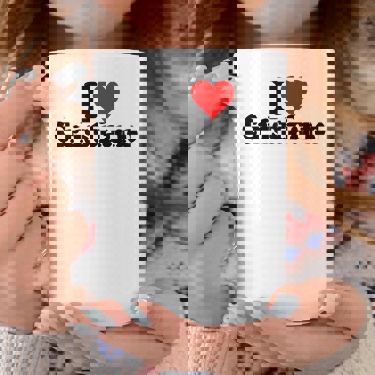 I Love Cuore Cristiano Tazze Regalos divertidos