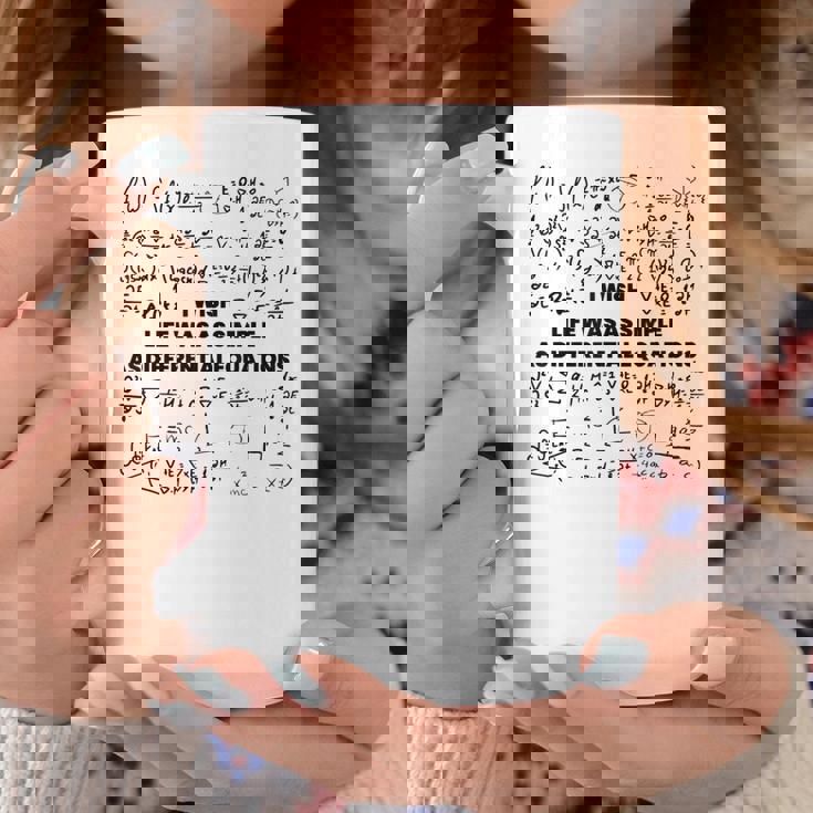 Matematica Laita Dei Desideri Era Semplice Come Equazione Differenziale Tazze Regalos divertidos