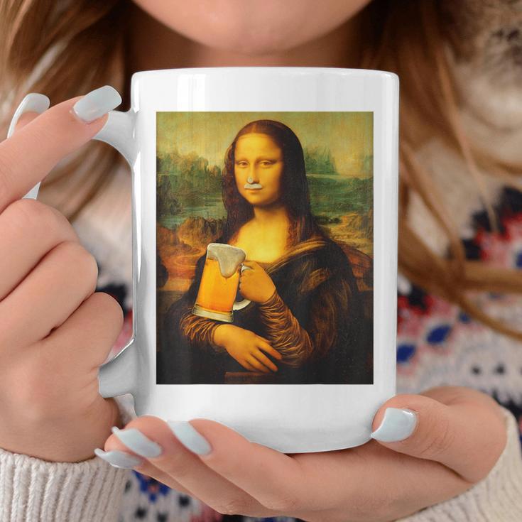 Mona Lisa X Bier La Gioconda Leonardo Dainci Beer Fun Hq Tassen Lustige Geschenke